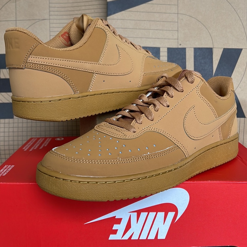 Nike Court Vision Low
Men’s Sneakers
Flax/Wheat/Twine/Flax
Style CD5463-200 - Picture 1 of 16